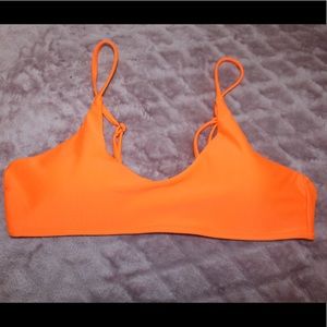 Orange Bikini Top